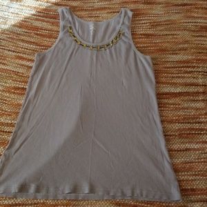 Womens xxl 2x old navy beaded boho tank top shirt